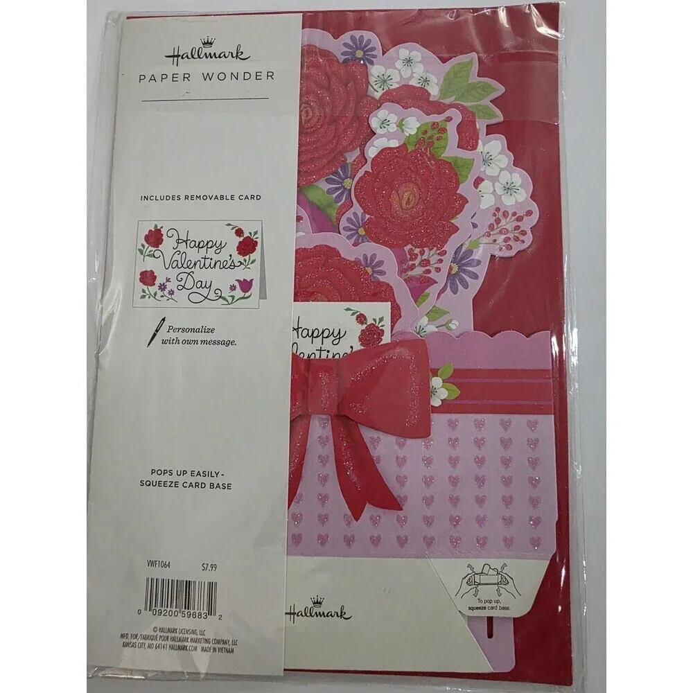 Hallmark Paper Wonder Pop Up Cards Valentine's Lot